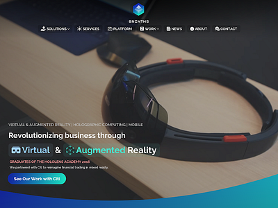 VR & AR Landing Page