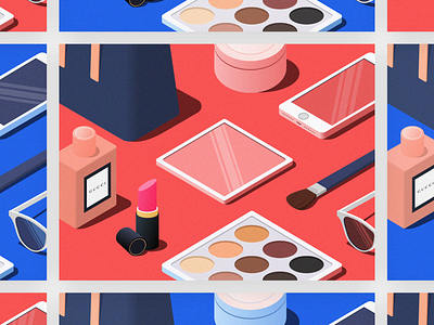 COSMETICS 2.5d illustration