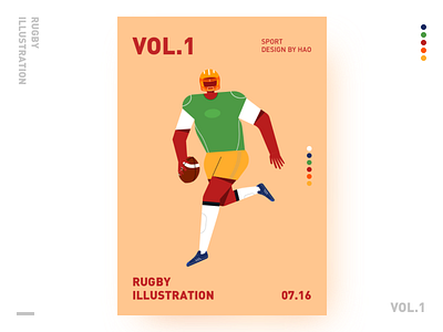 RUGBY ILLUSTRATION illustration rugby sport
