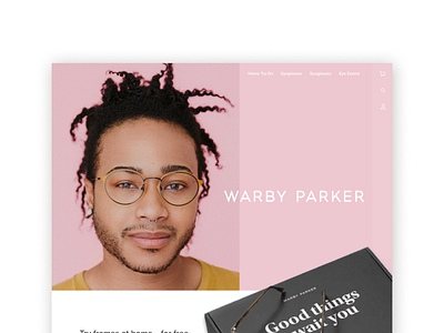 Warby Parker UI Exploration