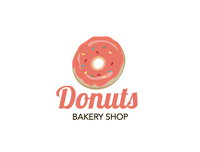 DonutsBakery Shop Logo branding design illustration illustrator logo vector