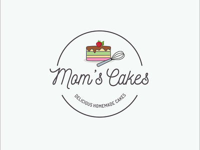 Mom's Cakes Logo