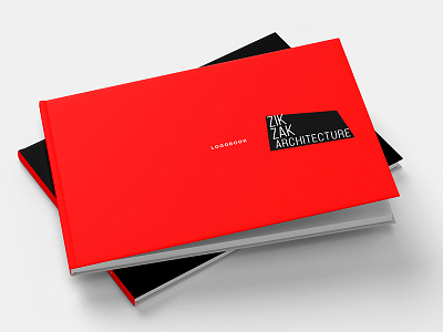 Zikzak Architecture branding black book brandbook branding logobook logotype minimal red rules