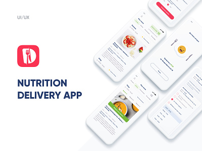 UI/UX of Nutrition Delivery APP mobile