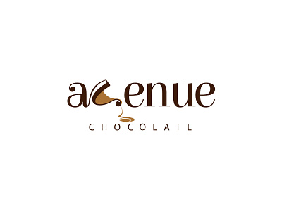 Avenue Chocolate Logo branding graphic design identity illustration logo