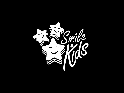 Smile Kids Logo branding graphic design identity illustration logo