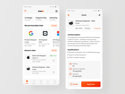 Kazki - Job Finding App