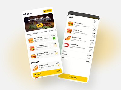 Qr Foodie - Restaurant food ordering app app design food app food delivery food order food ordering app foodie restaurant restaurant app ui ux