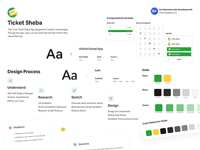 Ticket Sheba App app design ux