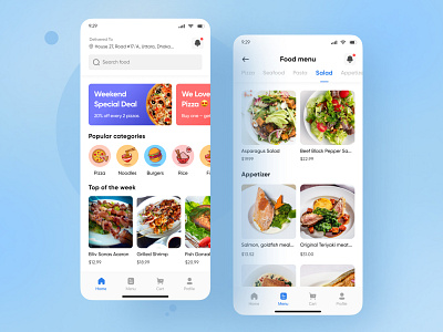 Restaurant Food Delivery App app design best dribbble shot delivery design food app food delivery food ordering app mobile mobile app online food order ui ux