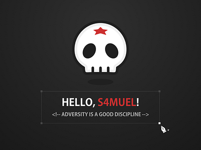 HELLO, S4MUEL! avatar skull wallpaper