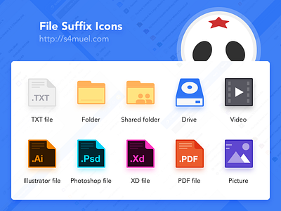 File suffix icons icon