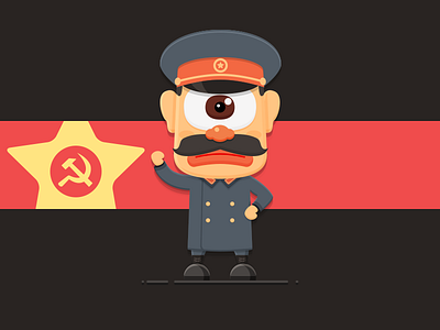 20 century Devil series illustration : Stalin