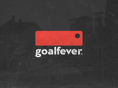 Goalfever football logo logomark texture