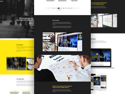 Case Study Layout adaptable case clean minimal portfolio presentation process simple study web