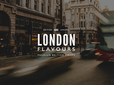 London Flavours Logo brand branding logo logotype london simple typography