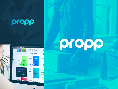 Propp Logo adaptable brand branding clean lines logo logotype minimal round simple thick typography