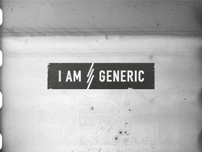 I Am Generic box container fashion logo