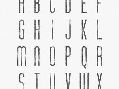 Typeface letters stamp type typeface typography