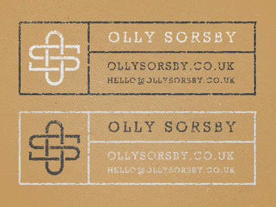 Possible Stamp card olly os sorsby stamp texture