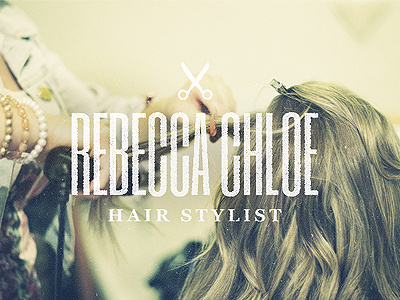 Rebecca Chloé logo texture vintage