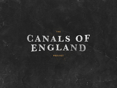 Canals Of England Project. canal england logo old retro vintage
