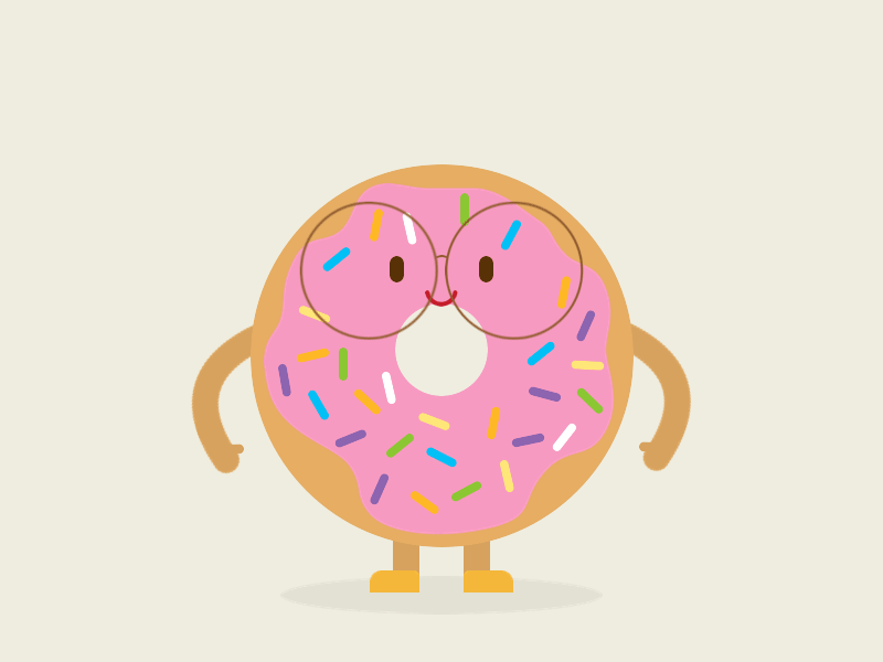 Day1 Jumping Doughnut by Shena Bian on Dribbble