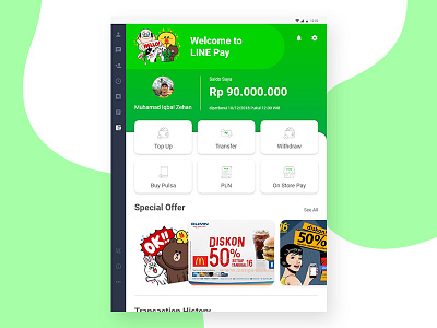 Redesign UI & UX LINE Pay