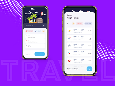 Flight Ticket Booking Concept aircraft boarding pass booking clean flight app flight booking flight search flight ticket icons illustration interface ios planet protect search simple tickets ui user experience user interface