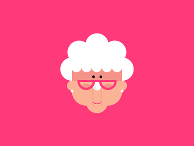 Grandma characters grandma illustration lady vector