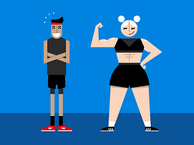 Fitness characters