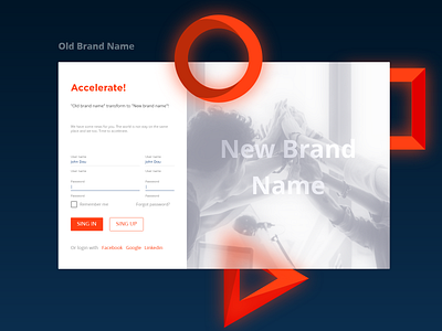 Re-branding (var. 1) branding design flat logo minimal ui ux web website