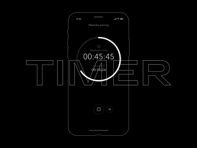 Timer screen UI