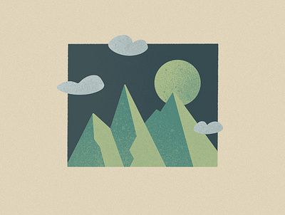 Landscape Illustration 02 ⛰ digital illustration illustration landscape landscape illustration mountain mountain illustration procreate procreate app procreate art tablet