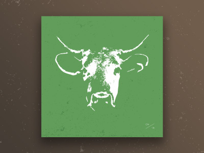 Cow Head // Giclée Art Print