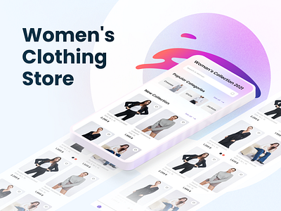 UI Design for Women's Clothing Store app design design mobile ui uiux