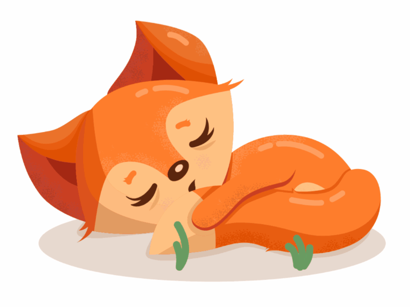 Little fox illustration
