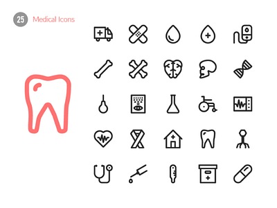 Medical Icons ai graphicdesign icon icondesign icons illustrator medical vector