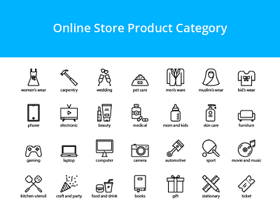 Store Product Icons design icon icon set icons product store vector