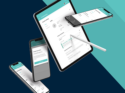 Account Settings in responsive design account settings app app design branding design finance homepage ipad mobile app profile responsive design ui web design