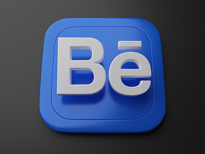 Behance | Big Sur App Icon 3d app icon apple behance big sur blender icon logo skeumorphism