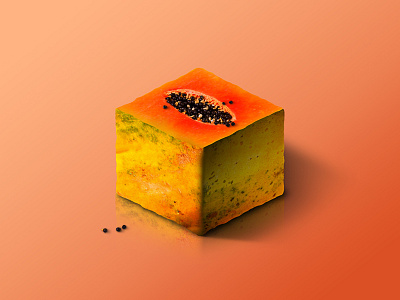 Papaya @ World of Isometric Fruits