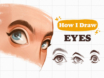 Drawing eyes tutorial - in my YouTube channel