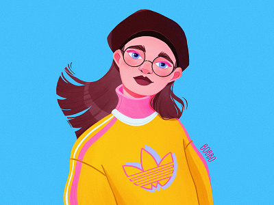 DTIYS character character design digital art digital drawing digital illustration drawing drawthisinyourstyle fashion drawing girl graphic design illustration painting procreate redraw vector