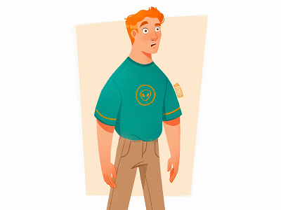 What?! boy character character design digital art digital drawing digital illustration drawing expression funny funny drawing graphic design illustration painting procreate