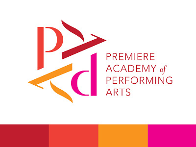 PAPA Dance ballet branding dance logo performing arts