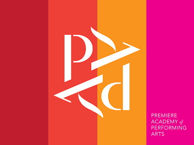 PAPA Dance ballet branding dance logo performing arts performing arts branding