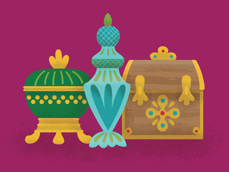 Gold, Frankincense, and Myrrh by Trish Mahoney on Dribbble