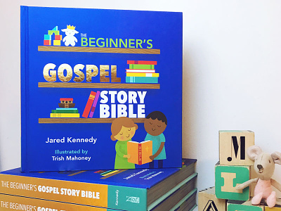 Beginner's Gospel Story Bible bible childrens bible childrens book gold foil illustration story bible