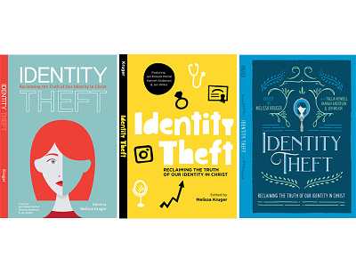 Identity Theft book cover cover design identity theft mirror